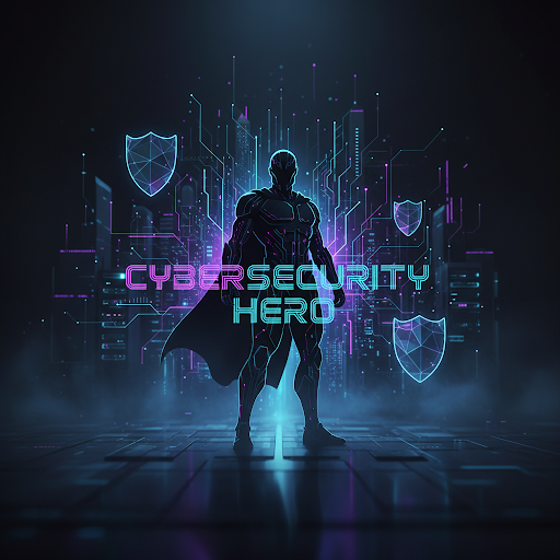 Visualização abstrata de rede de alta tecnologia com nós neon roxos e fluxos de dados